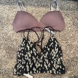 Victoria’s Secret pink bra bundle used
